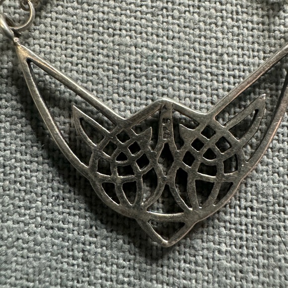 Celtic style 925 Silver Necklace - Picture 3 of 4